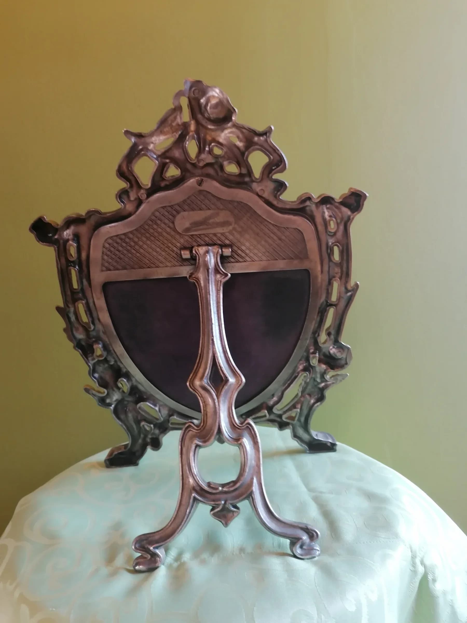 Antik art deco venecijansko ogledalo - top stanje - potpisano 4