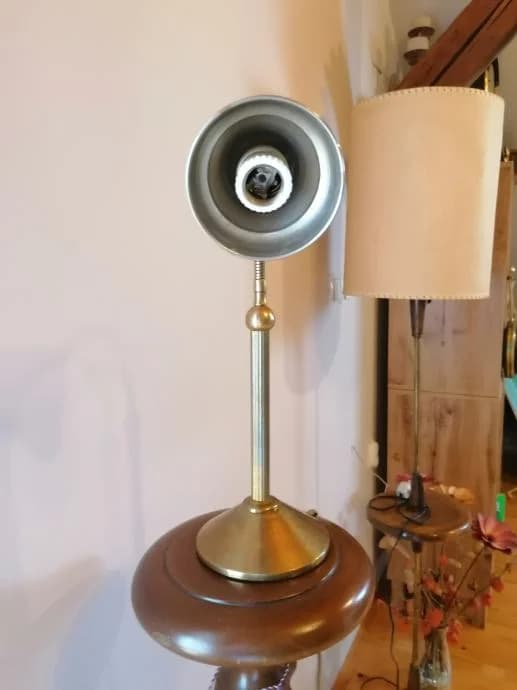 Art Deco stolna svjetiljka od bronce 5