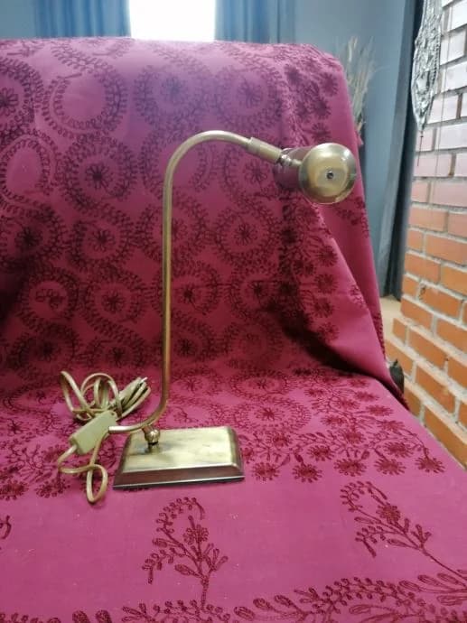 Art Deco stolna svjetiljka od metala 4