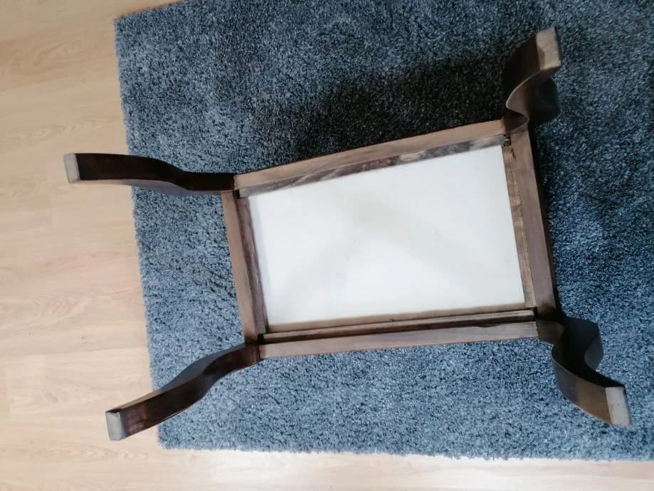 Biedermeier klupa od orahovine 9