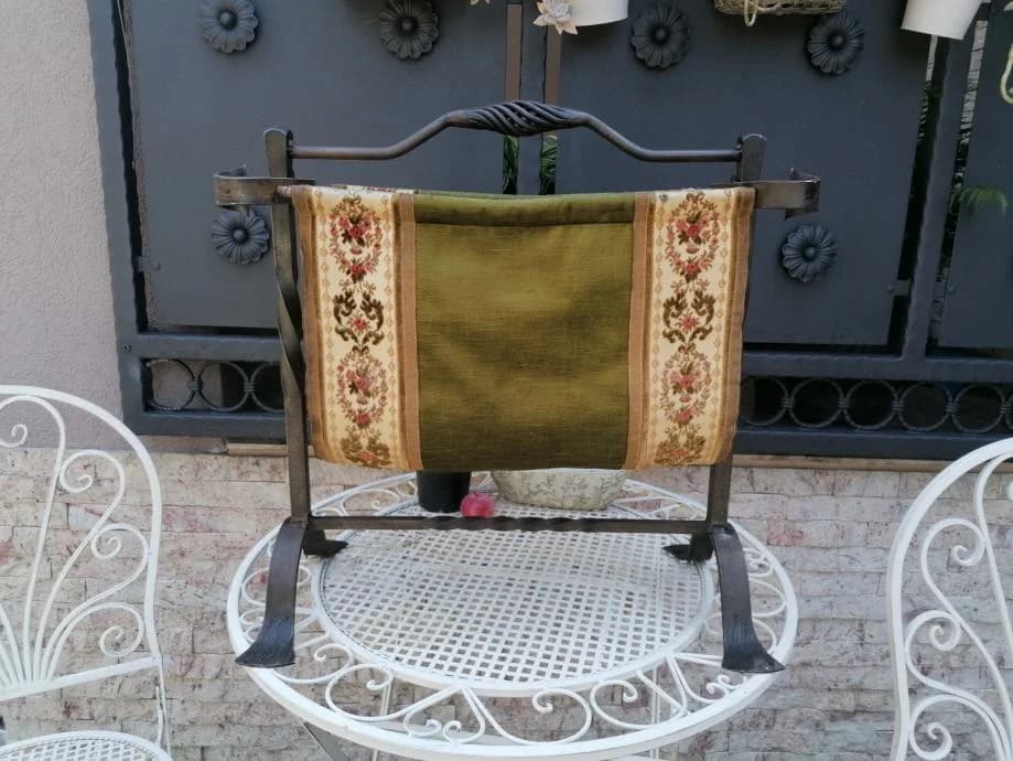 Biedermeier stalak od kovanog željeza 7