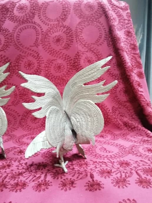 Figure pijetlova od metala 2