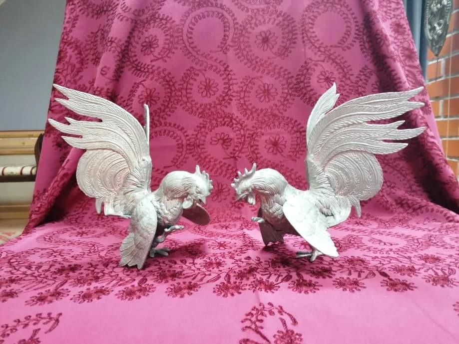 Figure pijetlova od metala 4
