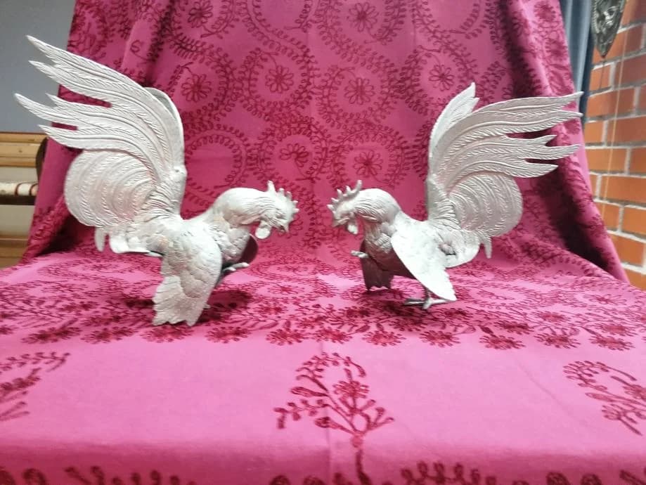 Figure pijetlova od metala 5