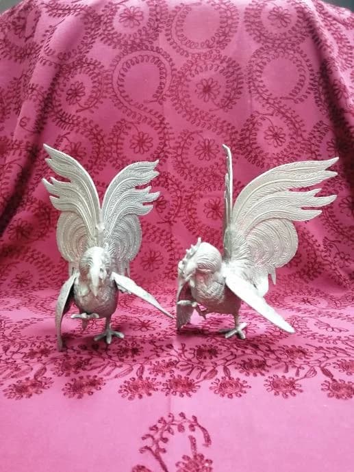 Figure pijetlova od metala 6