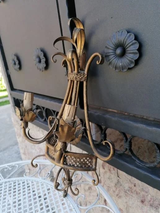 Francuski svjećnjak od metala 3