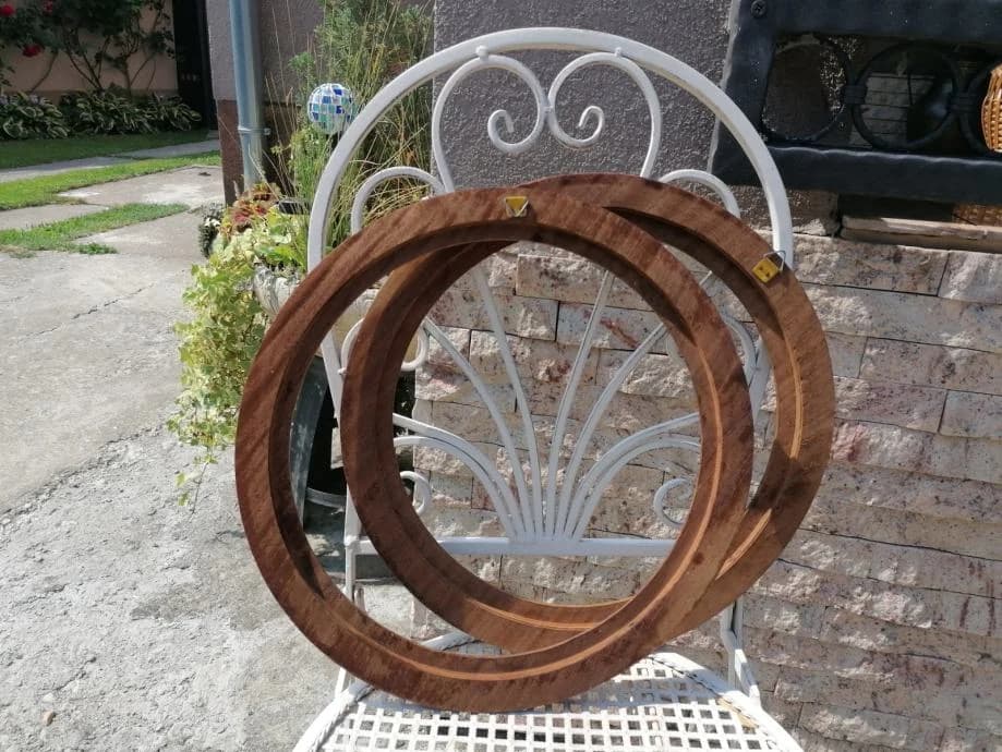 Okrugli antikni drveni okviri za slike – promjer 36 cm 3