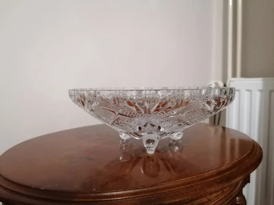 Posuda za voće od kristala s brušenim detaljima 4