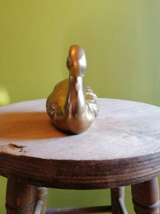 Skulptura patke od mesinga 4